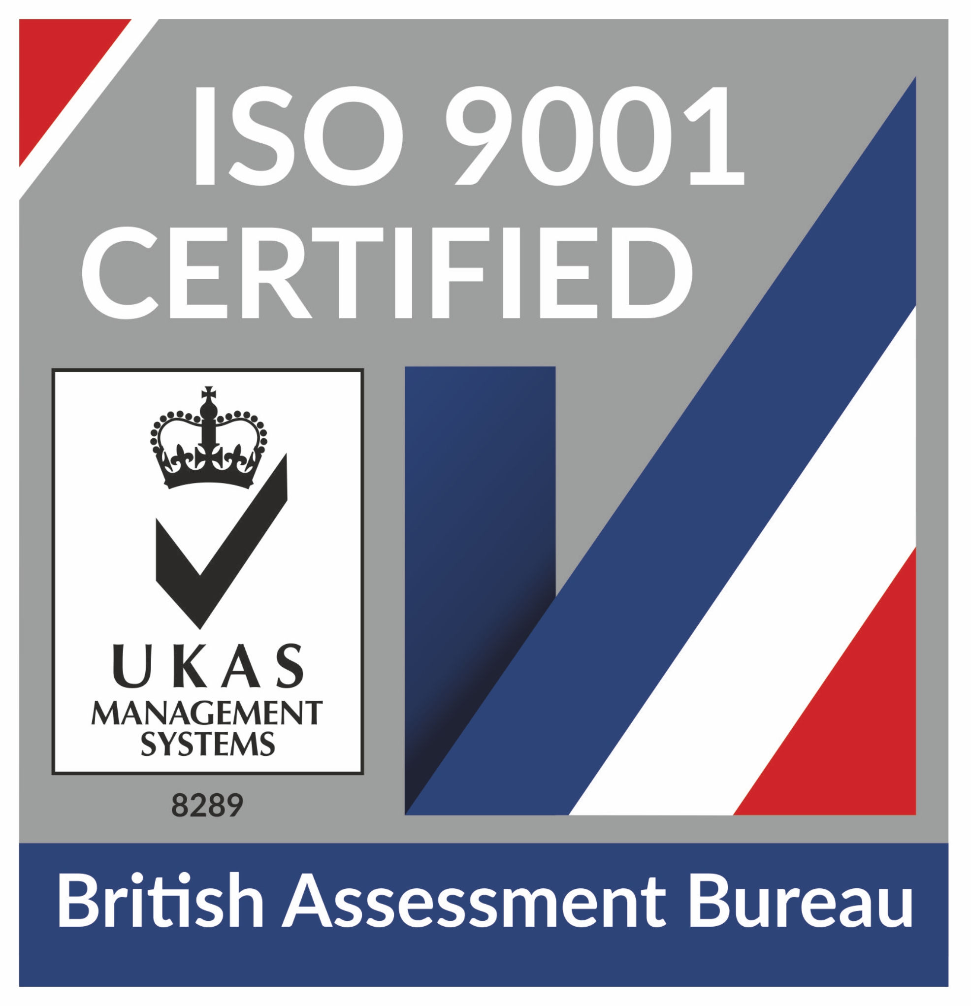 All work is conducted under our ISO 9001:2015 quality control system.
